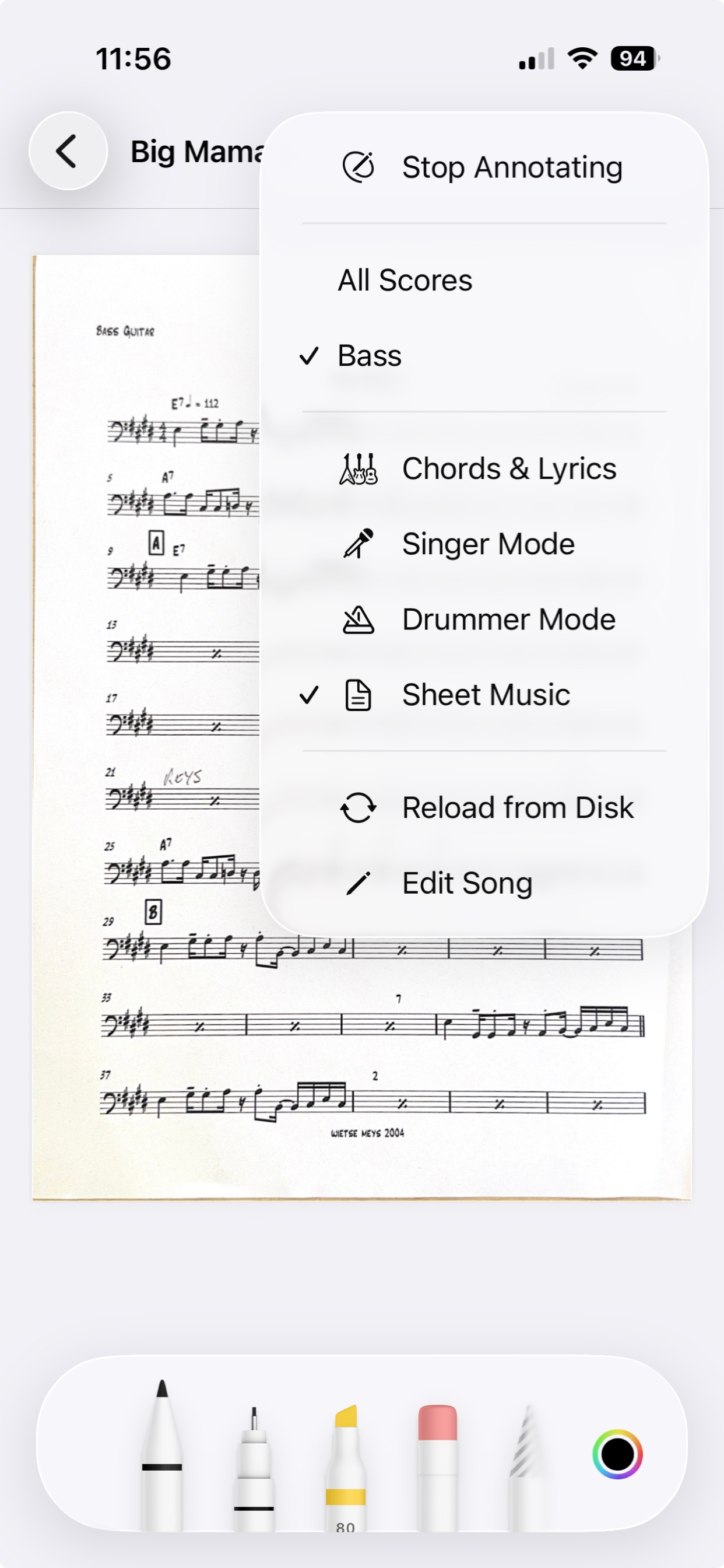LeadSheets: Chords & Setlists screenshot 6