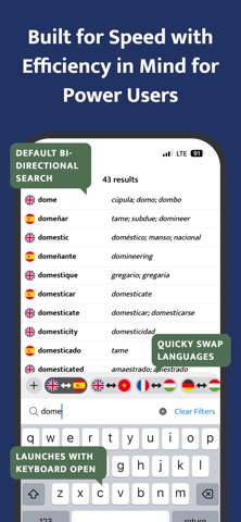 OpenDict - Offline Dictionary iPhone screenshot