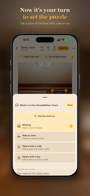 AI Escape Maker: Escape Rooms screenshot 1