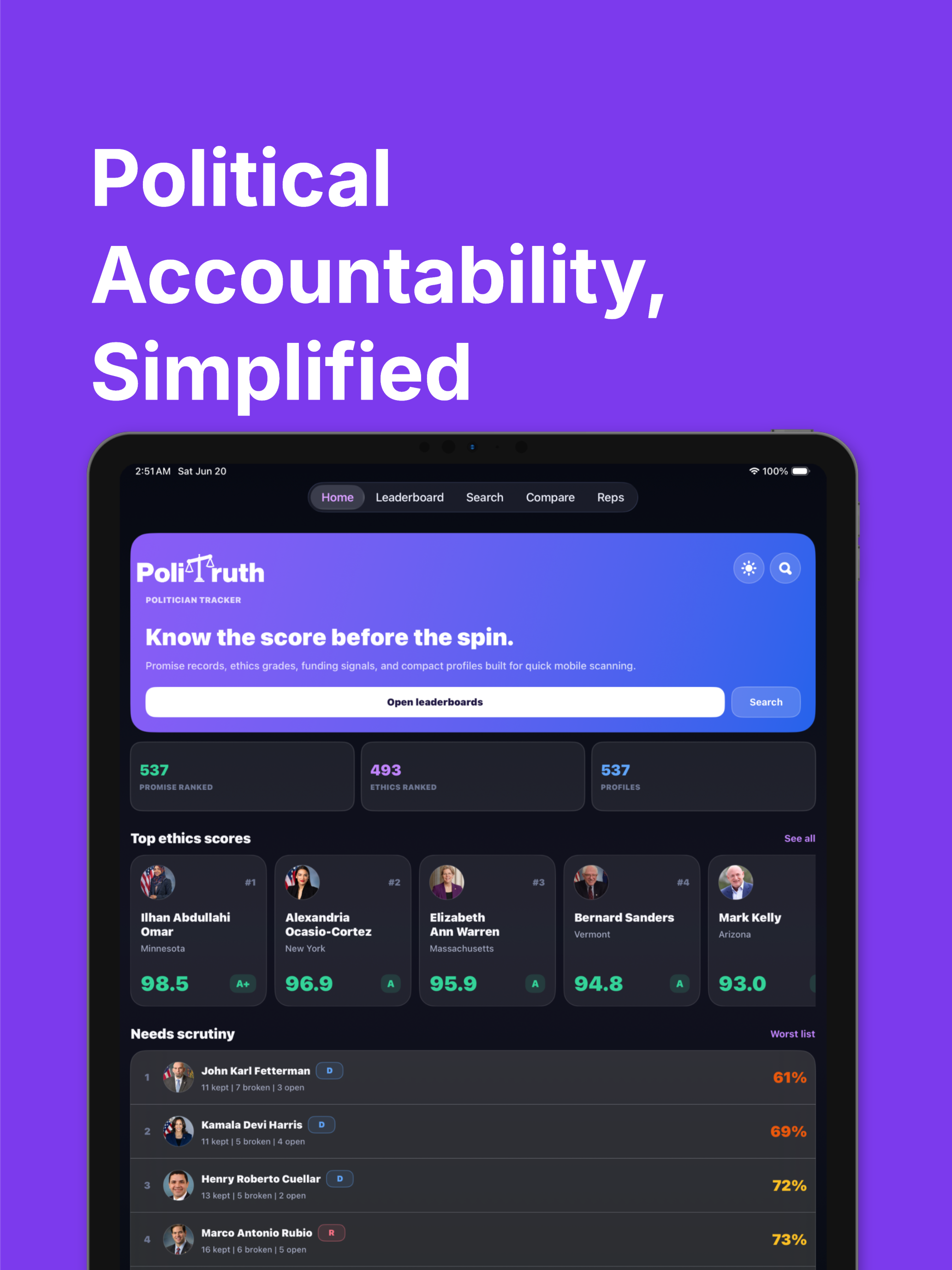 PoliTruth: Promise Tracker screenshot 8