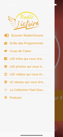 Radio Victoire app screenshot 2
