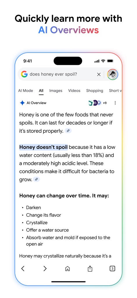 Google - Concise AI Overviews