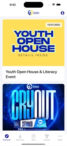 Experience Christian Center app screenshot