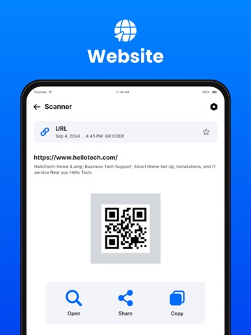 Qr Code: Generator & Reader iPad screenshot