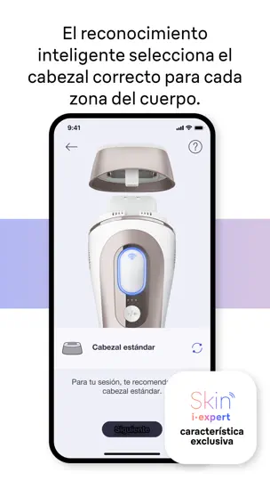 Captura de pantalla de Braun IPL en iPhone 4