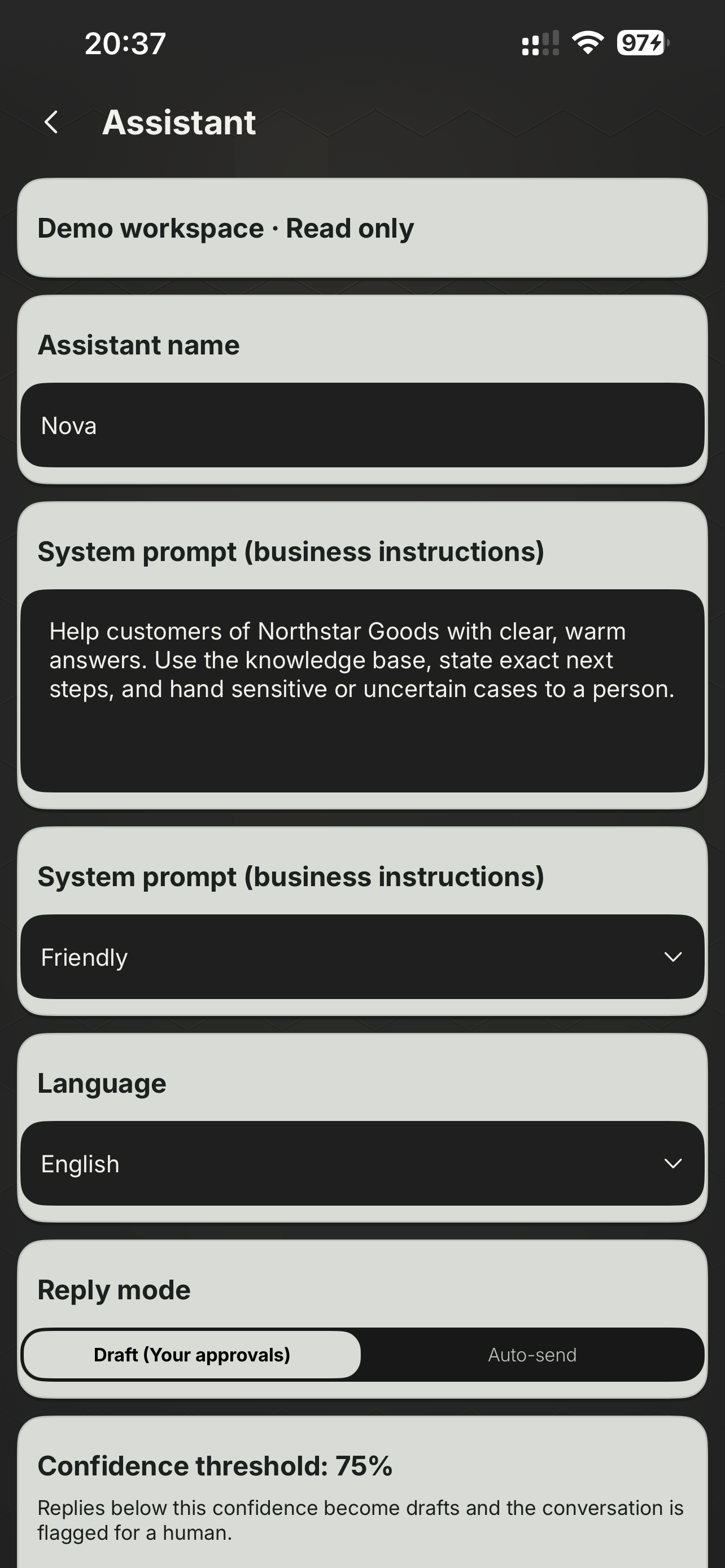 Responses: AI Auto Reply screenshot 5