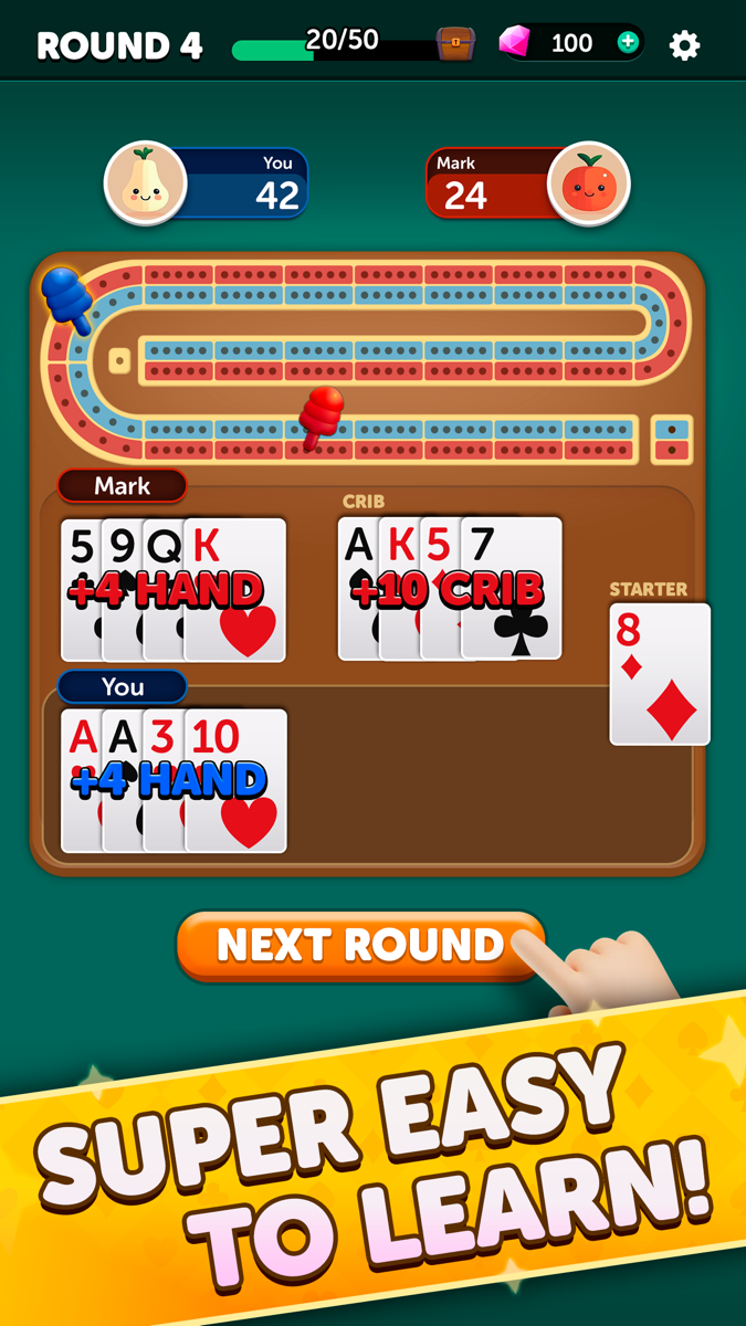 Cribbage Classic - Card Game official gameplay screenshot 6
