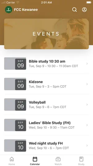 First Christian Church Kewanee screenshot 2