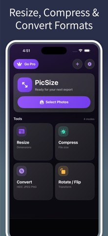 PicSize: Image & Photo Resizer screenshot