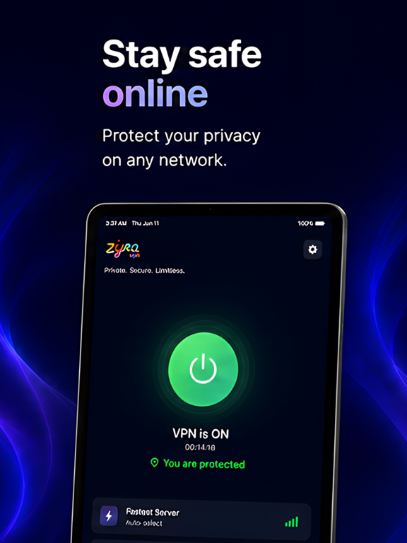 Zyra VPN iPad screenshot 2