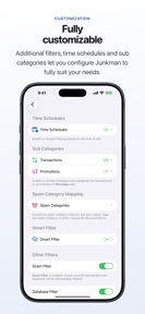 Junkman: AI Spam SMS Blocker screenshot
