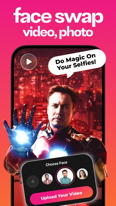 Face Swap : AI Video Generator iPhone screenshot 2 - Photo & Video app