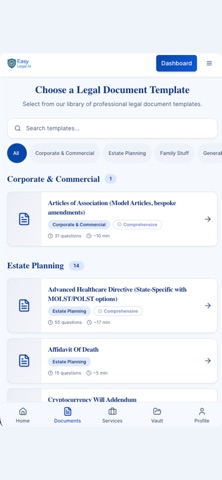 Easy Legal screenshot