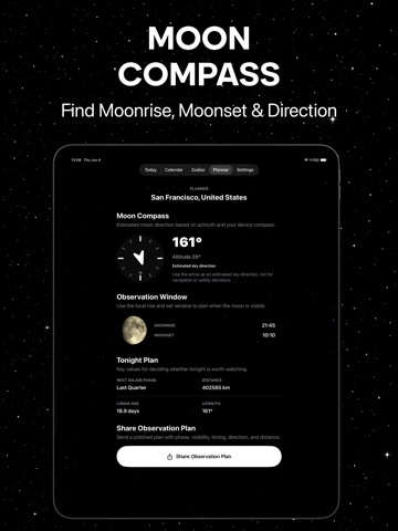 Moon Phase - Lunar Widgets iPad screenshot