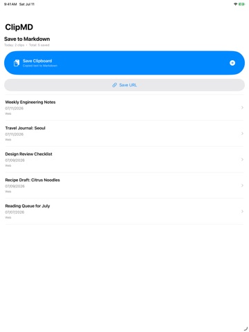 ClipMD screenshot