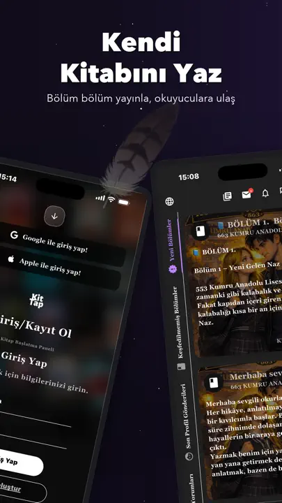 Kittap: Kitap Oku & Hikaye Yaz iPhone Ekran Görüntüsü 2