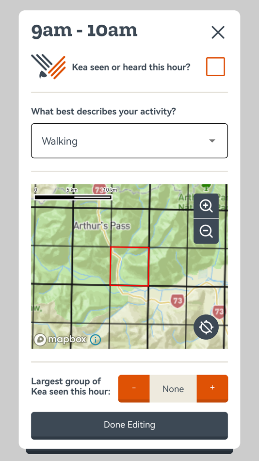 #1. Kea Surveys (iOS) 由: Kea Conservation Trust