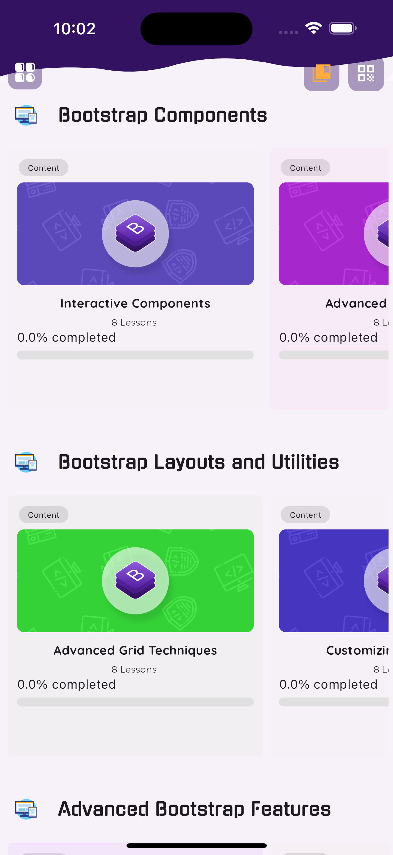 Learn Bootstrap CSS Framework screenshot 2