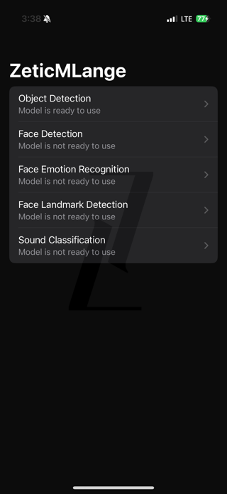 ZeticApp Screenshot 1 of 3