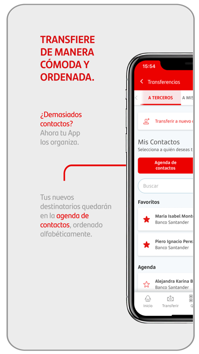 Santander Chile Screenshot