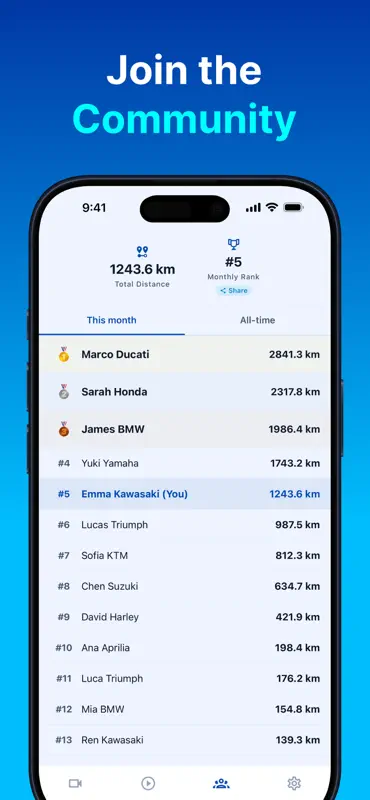 MotoLens - Caméra embarquée screenshot 5 of 9