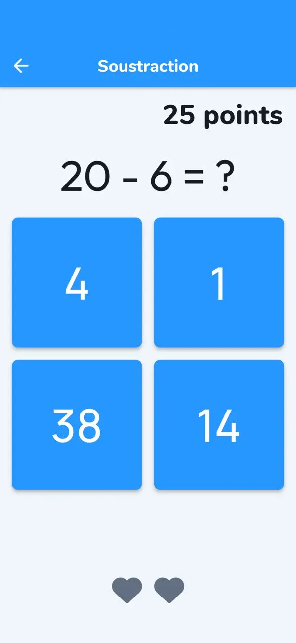Screenshot #2 pour I Like Math App - Math Quiz