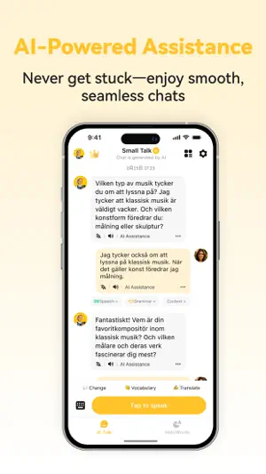 Swedish Ai - Learn Swedish screenshot 3