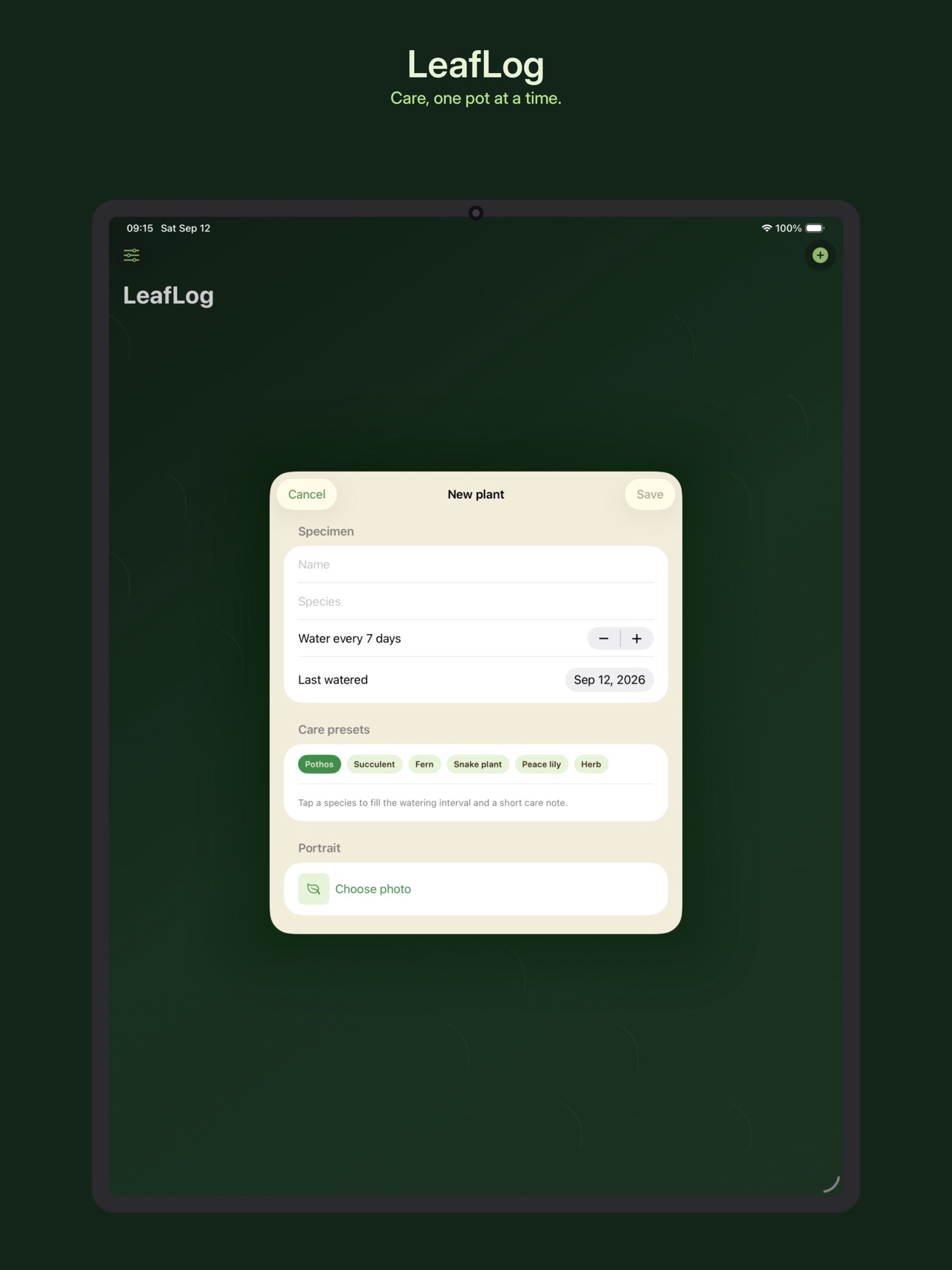 Screenshot 4 of Leaflog
