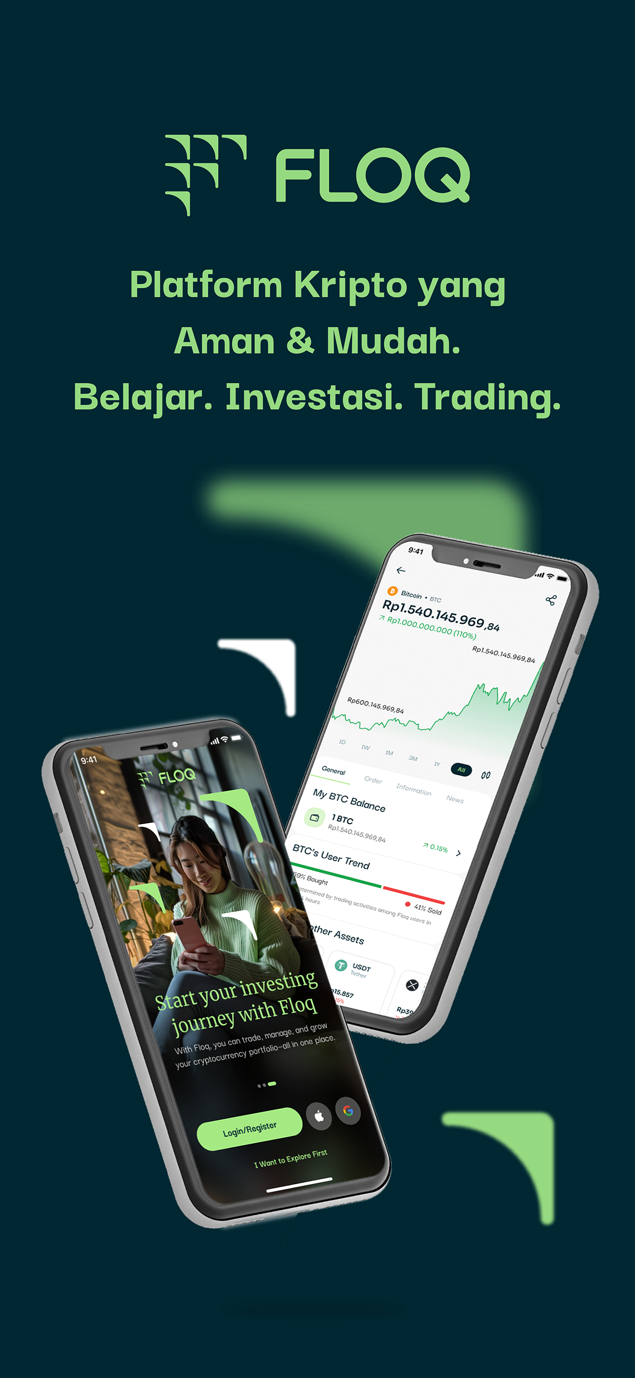 FLOQ: Beli & Trading Crypto
