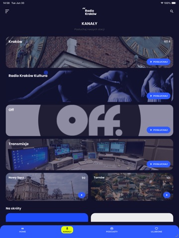 Radio Kraków iPad screenshot