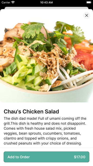 My Lai Kitchen iPhone screenshot 3 - Food & Drink app