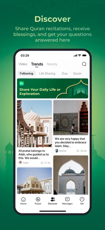 Wemu: WeMuslim, Athan&Qibla screenshot 4 of 8