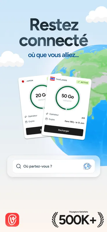 voilà : eSIM Voyage & Internet screenshot 1 of 5