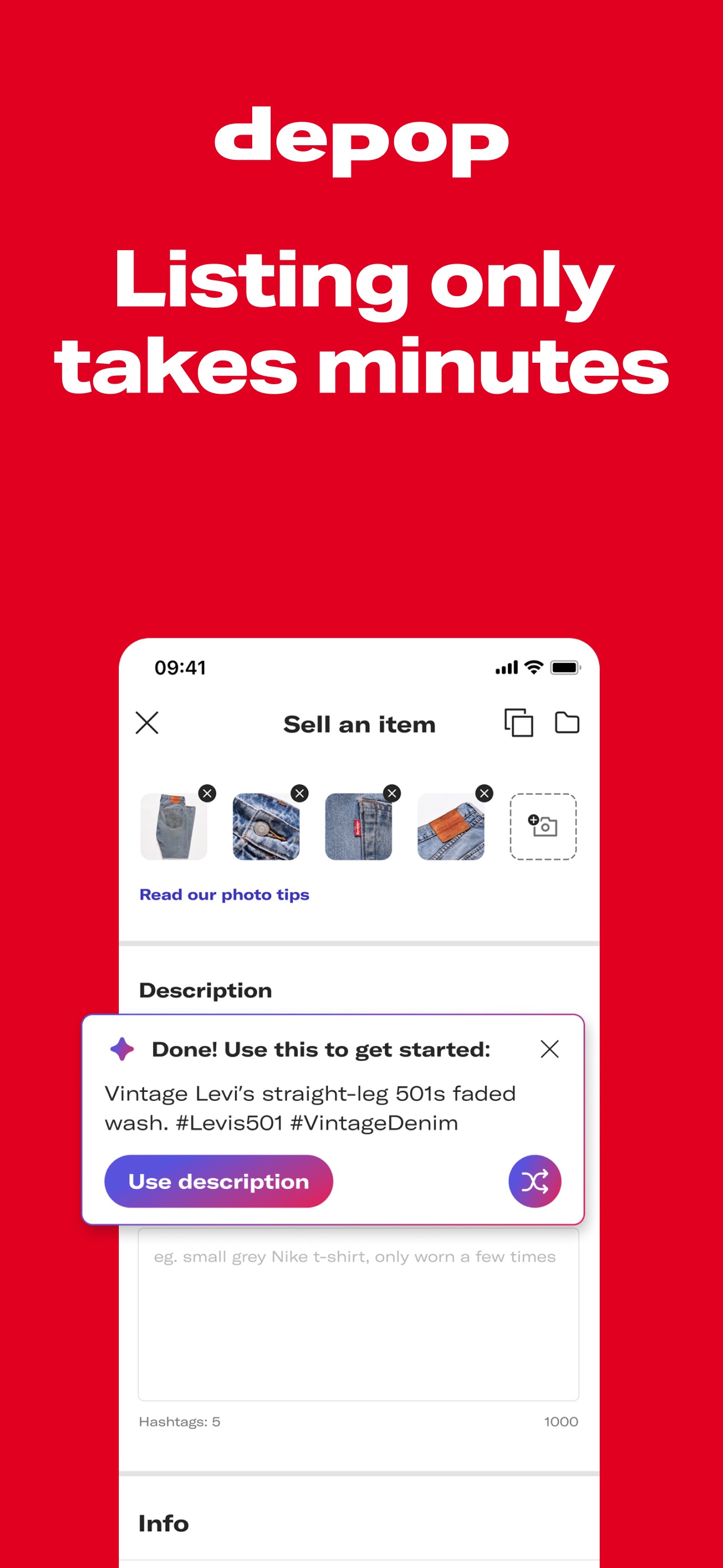 Depop - Buy & Sell Clothes screenshot