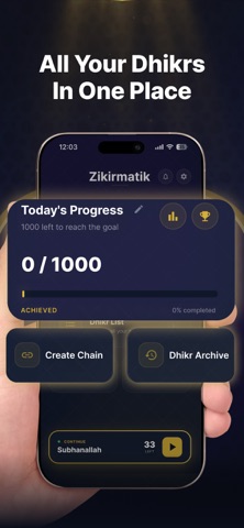 Dhikr Counter: Digital Tasbih app screenshot