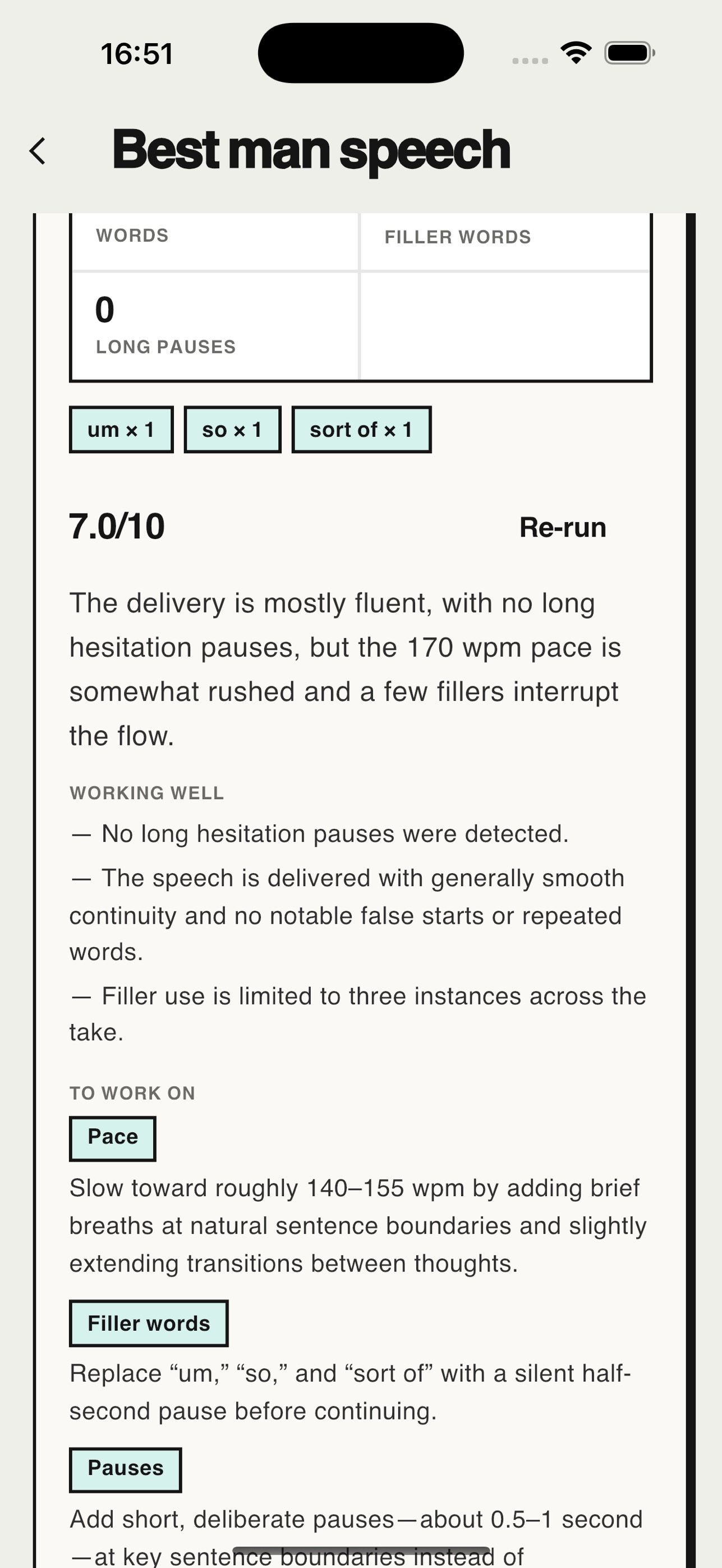 Screenshot 5 of Softrun: AI Speech Rehearsal