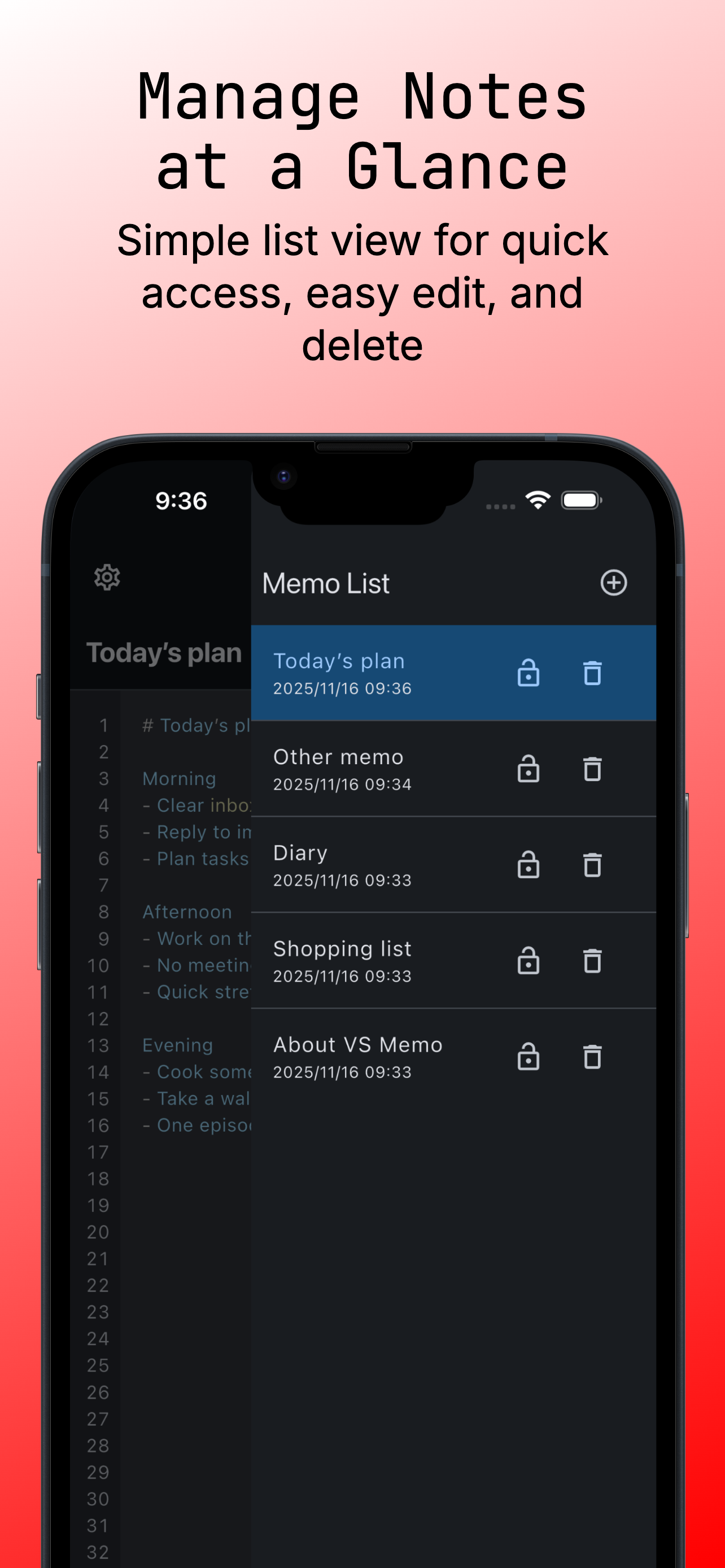VS Memo