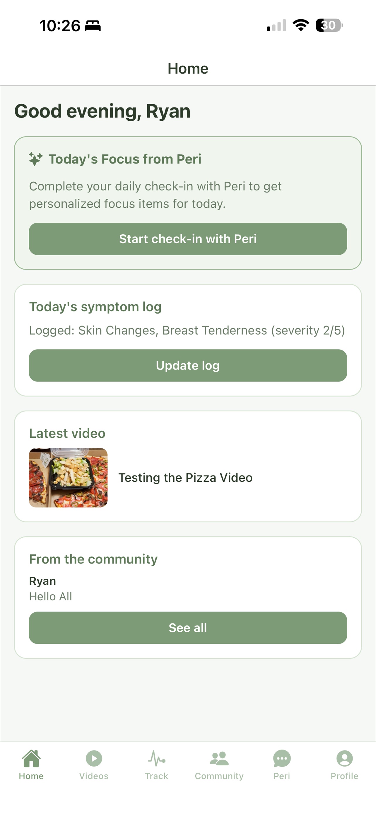 Screenshot 4 of PERI - Perimenopause Journey