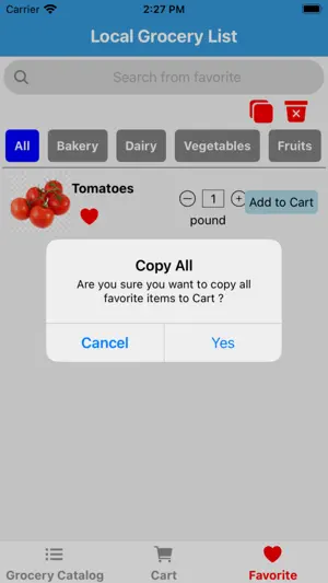 Local Grocery List screenshot 2