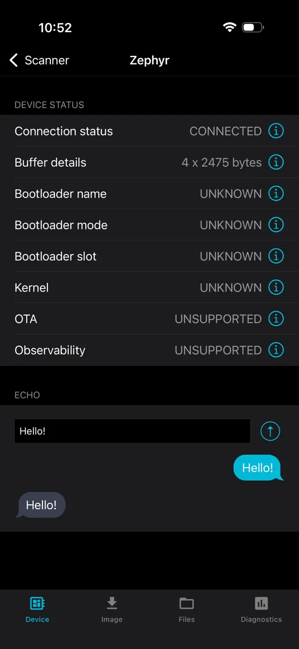#2. nRF Connect Device Manager (iOS) Ved: Nordic Semiconductor ASA