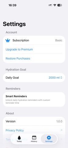 Water Tracker – Drink Log Screenshot 6 of 6