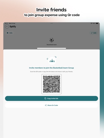 Splify - Track Group Expenses iPad screenshot
