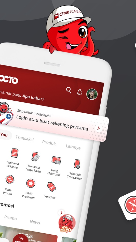 #2. OCTO Mobile by CIMB Niaga (iOS) 由: Bank CIMB Niaga Tbk