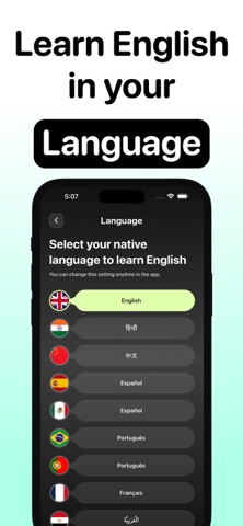 Talksy: Go Learn English Words iPhone screenshot