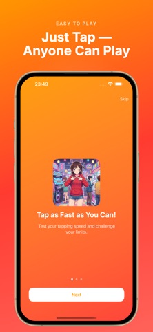 TapSpeed - Tap Speed Test iPhone screenshot