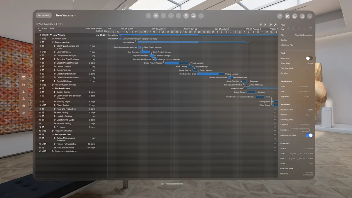 Merlin Project: Gantt + Kanban screenshot 1