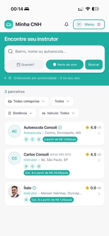 Minha CNH screenshot