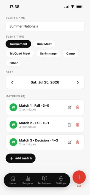 MatMaster: Wrestling Tracker screenshot 3