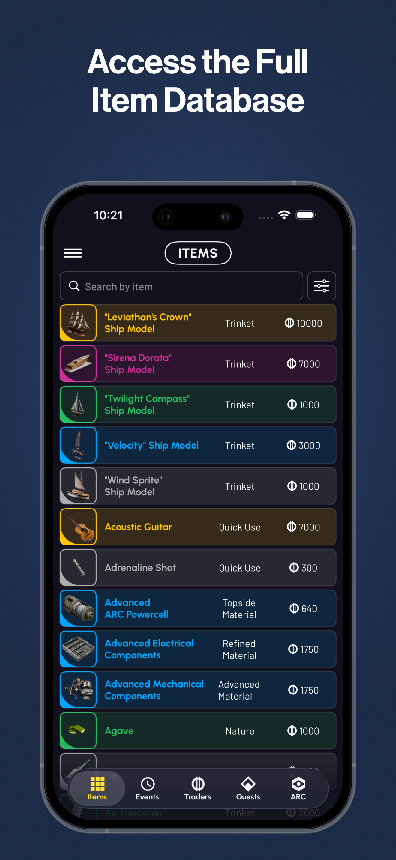 Speranza Tracker for ARC screenshot 4