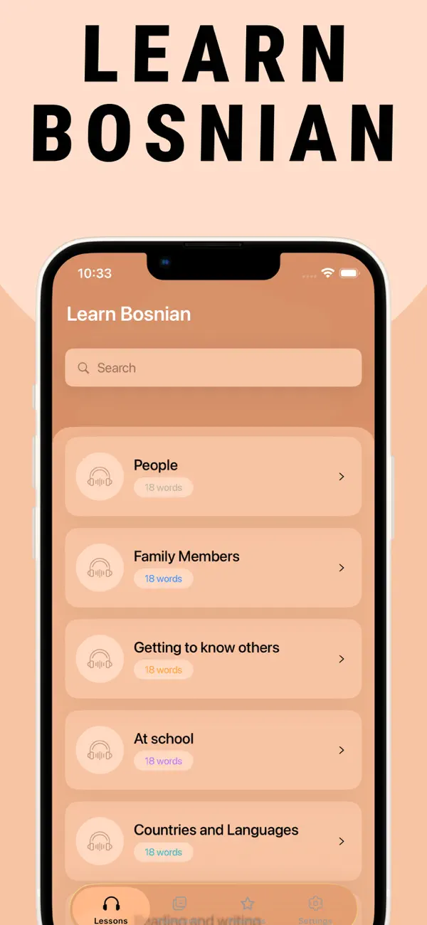 Screenshot #1 pour Learn Bosnian -  Lentil